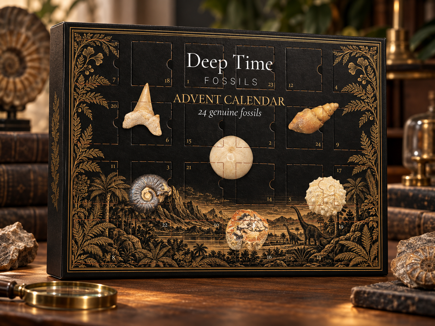 Deep Time Fossils Fossil Advent Calendar 2026